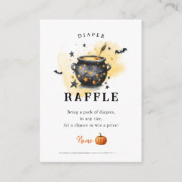 Tarjeta De Recepción Un bebé está preparando Baby Shower Diaper Raffle