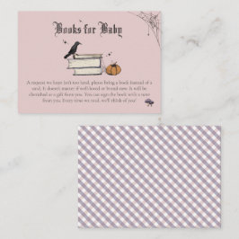 Tarjeta De Recepción Un bebé está preparando libros para el Baby Shower