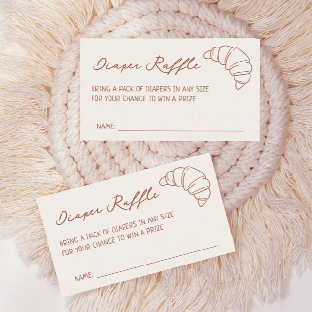 Tarjeta De Recepción Un bollo en el hueco del pañal Baby Shower (Subido por el creador)