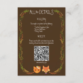Tarjeta De Recepción Un capo capo y un Boda ruso de Fox