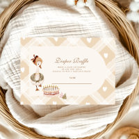 Un caprichoso y caprichoso Baby Shower Diapper Raf