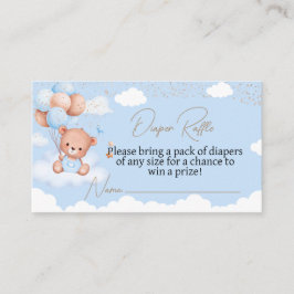 Tarjeta De Recepción Un chico con los pies en la rifa