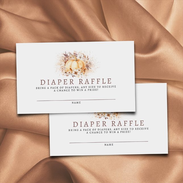 Tarjeta De Recepción Un dulce calabaza de pañal neutro (Subido por el creador)