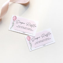 Un dulce Chica Baby Shower Diaper Raffle