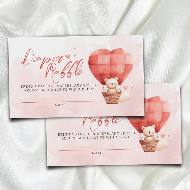 Tarjeta De Recepción Un dulce pequeño Diaper de San Valentín Raffle Bab (Subido por el creador)