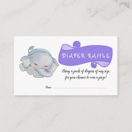 Tarjeta De Recepción Un elefante pequeño | Baby Shower