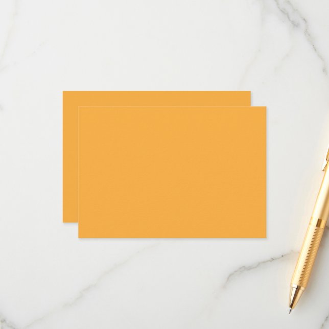 Tarjeta De Recepción un fondo amarillo con (Anverso/Reverso In Situ)