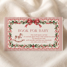 Un libro de baby shower de Navidad alegre para beb