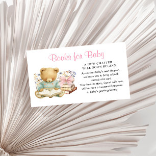 Tarjeta De Recepción Un Nuevo Capítulo Comienza Libros para Bebé