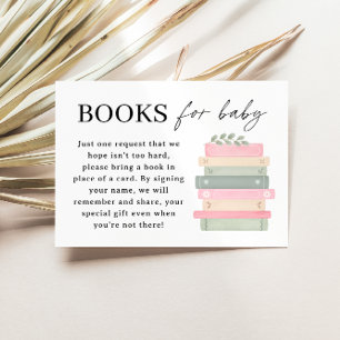 Tarjeta De Recepción Un Nuevo Capítulo Comienza Libros para Bebé en la