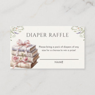 Tarjeta De Recepción Un nuevo capítulo comienza rifa de pañales para li