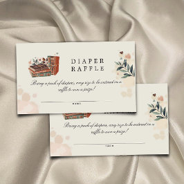 Tarjeta De Recepción Un nuevo capítulo de Baby Shower Diaper Raffle