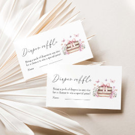 Tarjeta De Recepción Un nuevo capítulo de Baby Shower Diaper Raffle