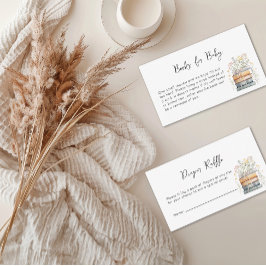 Tarjeta De Recepción Un nuevo capítulo inicia Baby Shower del libro de 