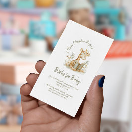 Tarjeta De Recepción Un nuevo capítulo inicia libros para insertar bebé