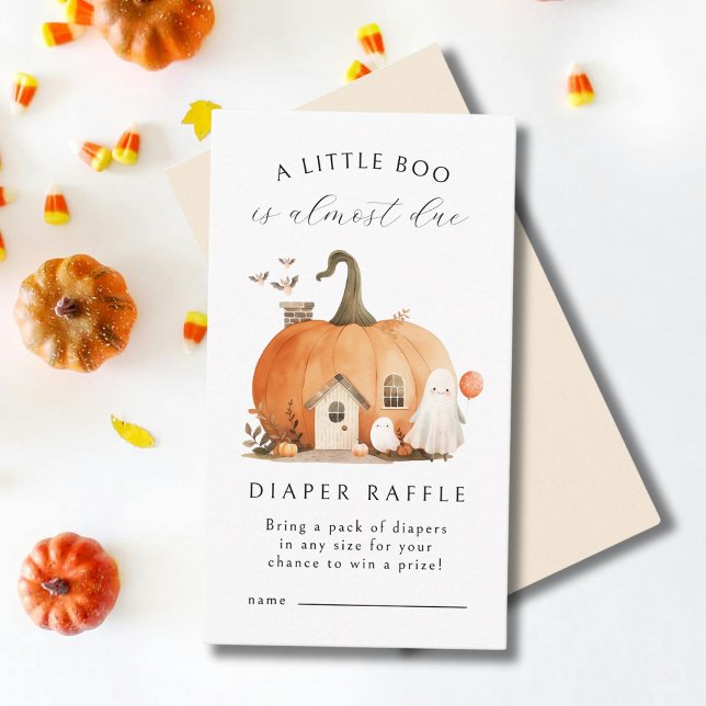 Tarjeta De Recepción Un pequeño amigo Baby Shower Diaper Raffle (Subido por el creador)
