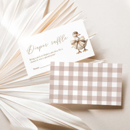 Tarjeta De Recepción Un pequeño asqueroso pañuelo de Baby Shower