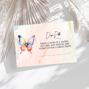 Tarjeta De Recepción Un pequeño Baby Shower de mariposa pintoresca