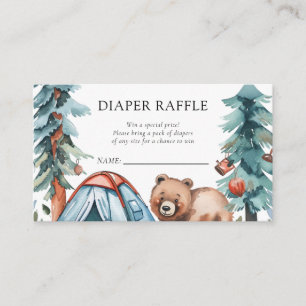 Tarjeta De Recepción Un pequeño Baby Shower forestal de campanarios