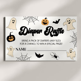 Tarjeta De Recepción Un pequeño barquillo para Baby Shower de Halloween