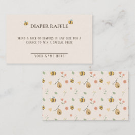 Tarjeta De Recepción Un pequeño bebé está en camino, bee baby ducha