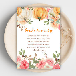 Tarjeta De Recepción Un Pequeño Boho De Calabaza Para El Bebé