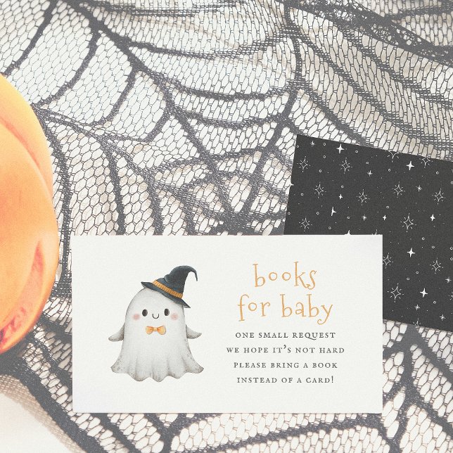 Tarjeta De Recepción Un Pequeño Bote Cuidó Los Libros De Halloween Para (Subido por el creador)