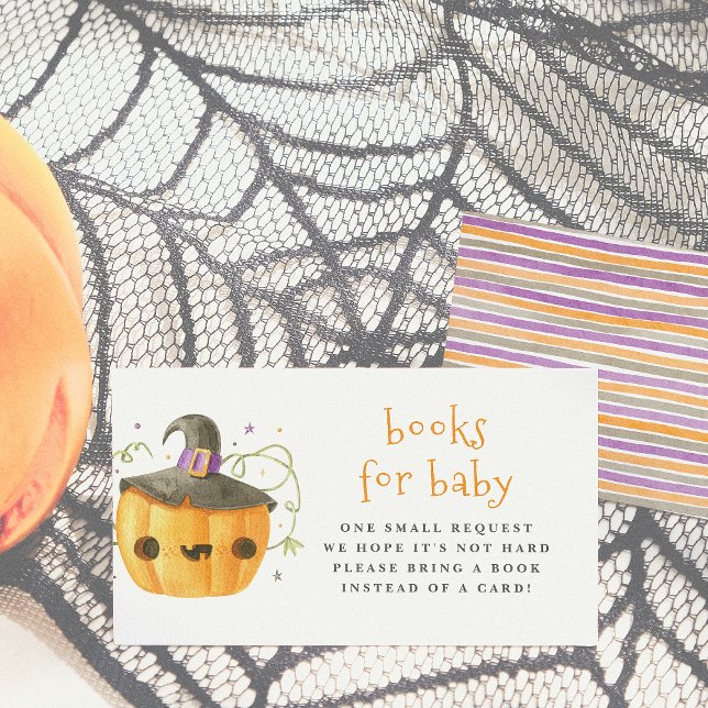 Tarjeta De Recepción Un Pequeño Bote Cuidó Los Libros De Halloween Para (Subido por el creador)