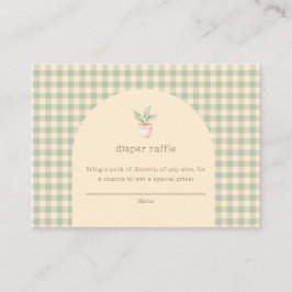 Tarjeta De Recepción Un pequeño brote está en camino a Baby Shower