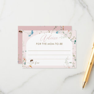 Tarjeta De Recepción Un pequeño consejo de Baby Shower para mamá