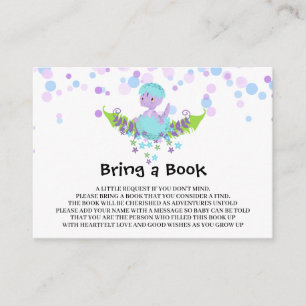 Tarjeta De Recepción *~* Un pequeño dinosaurio en Baby Shower trae un l