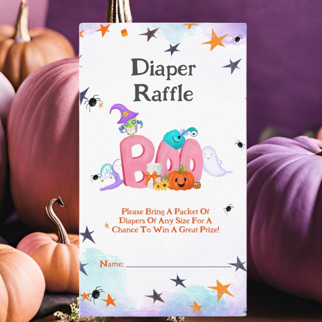 Tarjeta De Recepción Un pequeño fantasma de boo, bailarinas de bebé búh (Subido por el creador)