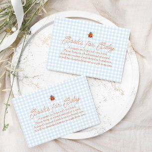 Tarjeta De Recepción Un pequeño insecto de amor Fiesta de Bebé Mariquit