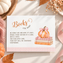 Un pequeño lazo de gingham rosa de calabaza Libros