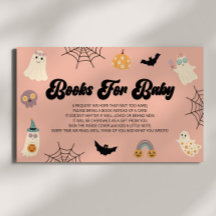 Un pequeño libro de Baby Shower de Halloween para 
