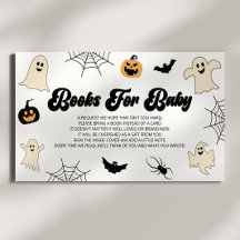 Un pequeño libro de Baby Shower de Halloween para 