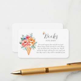 Tarjeta De Recepción Un Pequeño Libro De Croissant Para El Bebé