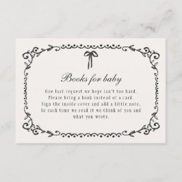 Tarjeta De Recepción Un pequeño libro negro dobla libros de Halloween p