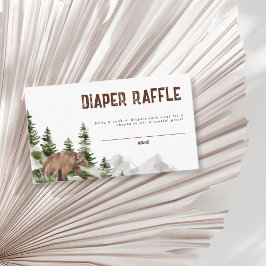 Tarjeta De Recepción Un pequeño marcapasos de oso de campanario Raffle 