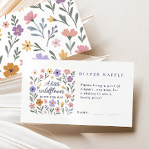 Un pequeño pañal de flores silvestres Raffle Chica