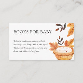 Tarjeta De Recepción Un Pequeño Pie Cae Libros Florales Para Bebé