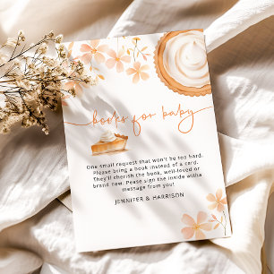 Tarjeta De Recepción Un Pequeño Pie Córtico   Baby Shower