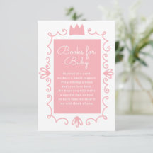 Un pequeño Princesa Chica rosa moderno Baby Shower