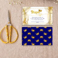 Un pequeño príncipe Baby Shower Diaper Raffle Tick