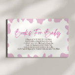 Tarjeta De Recepción Un Pequeño Rodeo De Vaquera Libros De Baby Shower<br><div class="desc">¡Esta es una pequeña Cowgirl Rodeo Baby Shower Books For Baby Enclosure Card!</div>
