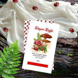 Tarjeta De Recepción Un pequeño y lindo insecto de labio en Baby Shower