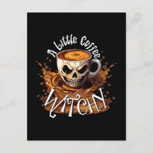 Tarjeta De Recepción Un Poco Brujo de Café