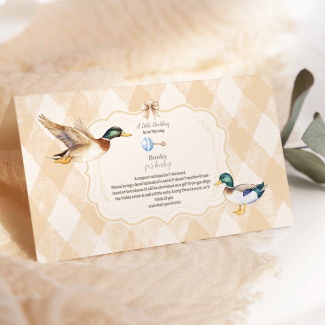 Tarjeta De Recepción Un poco de libros de Baby Shower para bebé (Subido por el creador)