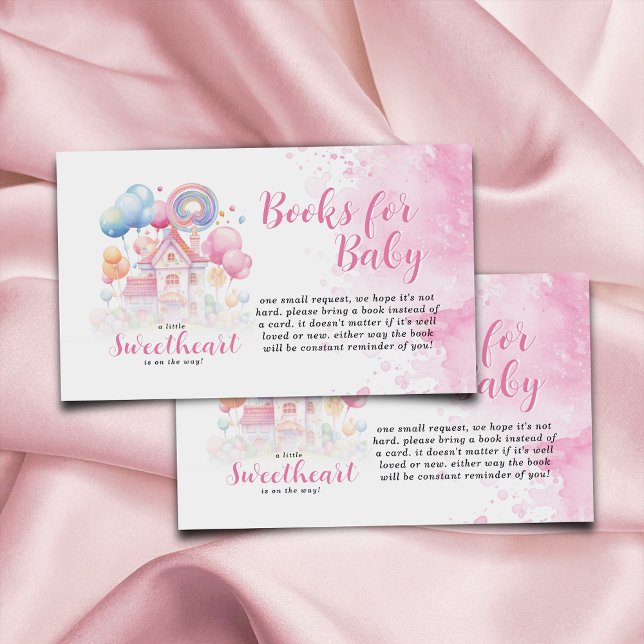 Tarjeta De Recepción Un poco de libros para bebés (Subido por el creador)