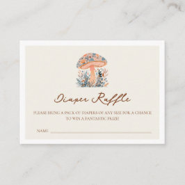 Tarjeta De Recepción Un poco divertido Guy Mushroom cae en Baby Shower